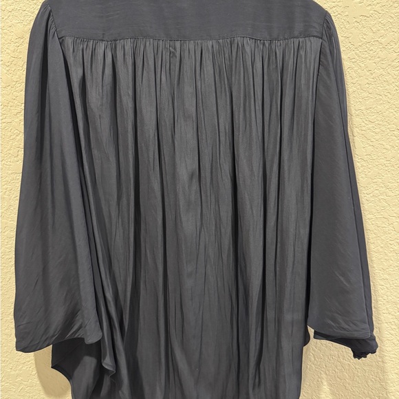 Chico’s Navy Braided Trim Blouse NWT Size 1 Small - Picture 6 of 10